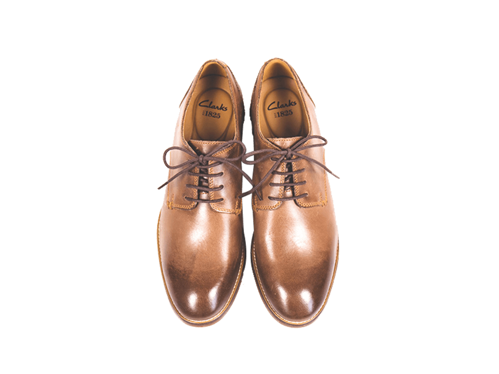 Sapatos de couro bege